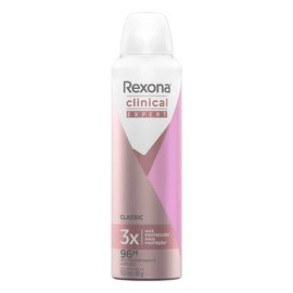 REXONA desodorante CLINICAL antitranspirante Aerosol Classic Para Mujer, 91 G