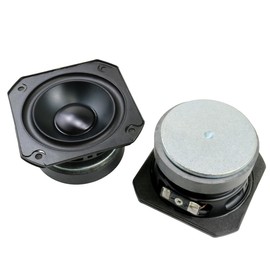 [Strongest Bass in Class] Reverse Roll Edge Aluminum Cone Full Range Speaker Unit, 3 inch (70 mm), 4 Ω/MAX50W [Speaker Homebrew / DIY Audio] Low Stock, 1 Piece