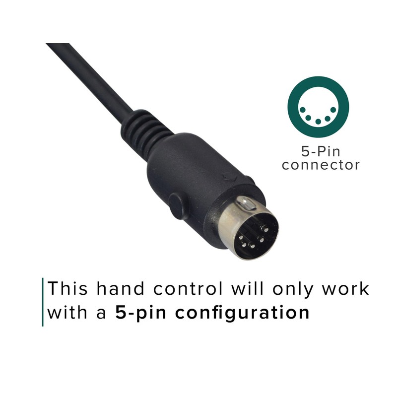 AlveyTech 10-Button 5-Pin Replacement Remote Hand Control for Pride VivaLift