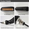evermotor Motorcycle Indicator, Universal 12 V LED Indicator Motorcycle E