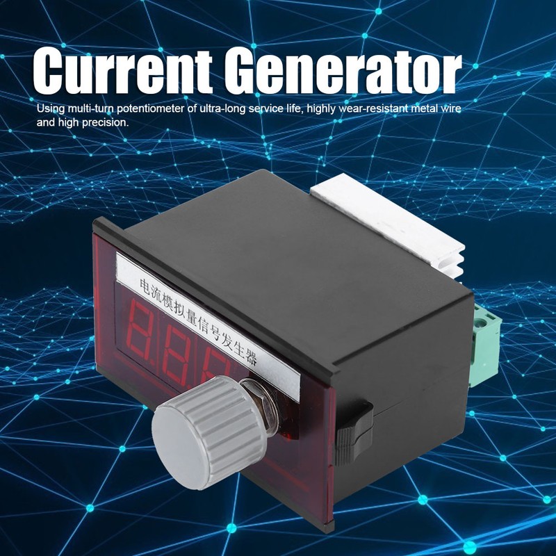 Digital Display Current Generator CS4100MA MultiTurn Potentiometer Adjustment with Large