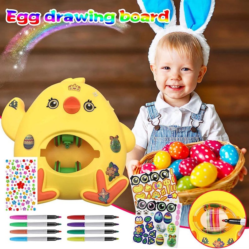 Amycute Easter Egg Painting, Egg Painting Machine, DIY Easter Decoration,