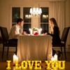 IFNCPF I Love You Light Up Letters Proposing Decorations Set