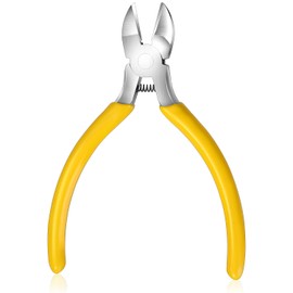 Wire Cutters 5 Inch Side Cutters Small Cable Cutters Precision Flush Cutters Wire Cutter Diagonal Cutting Pliers for Cutting Soft Copper or Electrical Cable DIY Crafts Jewelry