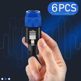 Greluma Pack of 6 Audio Speaker Plugs, 4-Pin Twist-Lock Speaker Plug, Compatible with Neutrik Speakon NL4FC, NL4FX, NLT4X, NL2FC