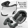 VCAN V88 3/4 Open Face Motorcycle Scooter Helmet ECE &