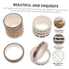 TEHAUX 10rolls Washi Tapes of Art Tape for Scrapbooking Wrapping