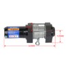 ROADFAR Heavy Duty 4000 lb Steel Cable Rope ATV UTV