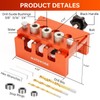 Dowel Jig, Adjustable Width Doweling Jig for Woodworking, Biscuit Joiner
