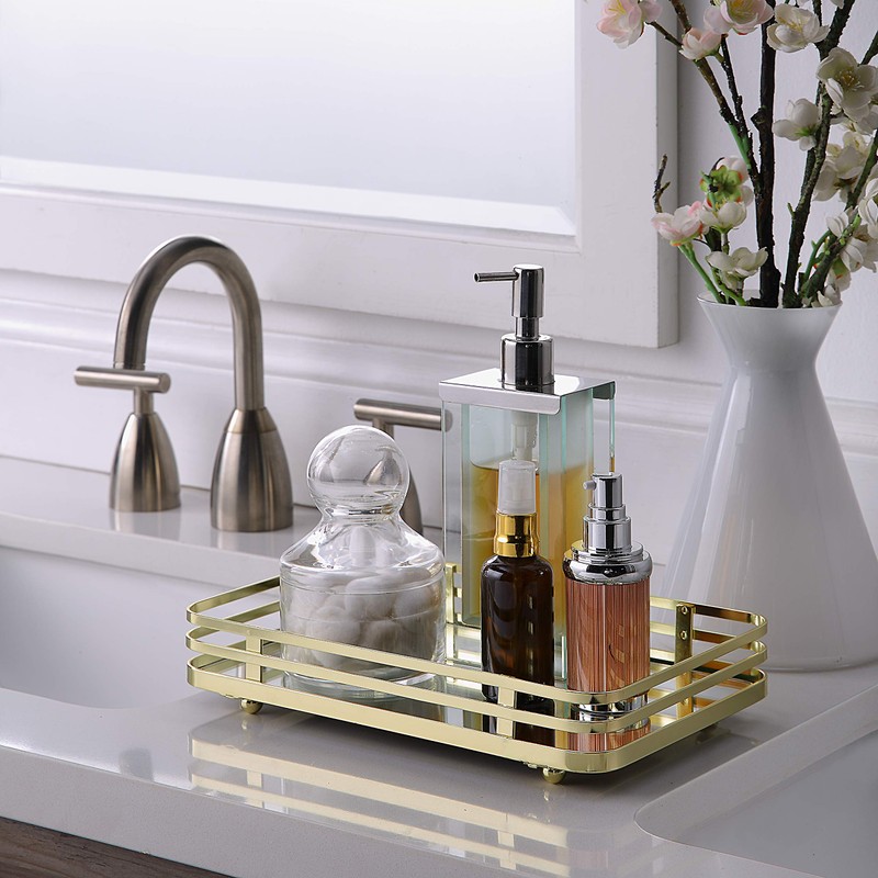SunnyPoint Classic Decorative Vanity Perfume Dresser Jewelry Organizer Makeup Mirror