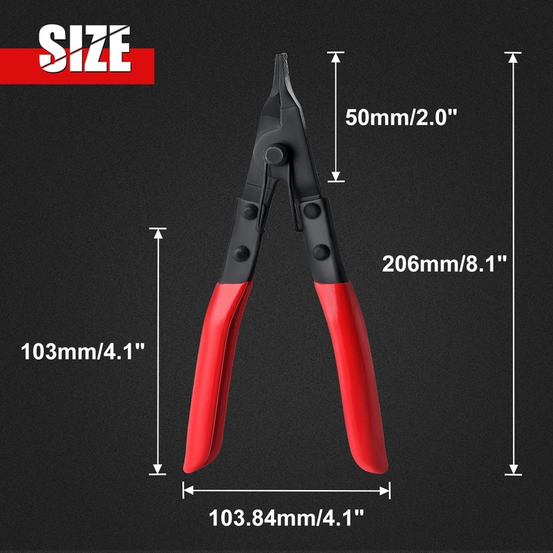 GOLD DEER 11" Retaining Ring Pliers - Lock, Horseshoe Washer,