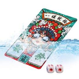 Mahjong Cards Set, Set Majhong Games, Mahjong Playing Cards, Portable Chinese Mahjong Poker, Large Print Handheld Poker for Poker Game, Festival