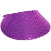 Coil Foam Visor Purple Sequin Red Hat Ladies