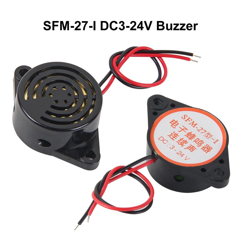 10Pcs Alarm Buzzers DC3V-24V 100dB Electronic Buzzer Beep Constant Tone