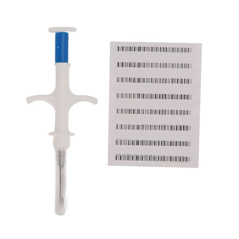 10 Packs Animal Microchip Pet RFID Identification Implant Kit ISO11784