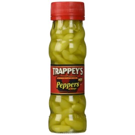 Trappey's Hot Peppers in Vinegar, 4.5-Ounce Glass Bottles (Pack of 12)
