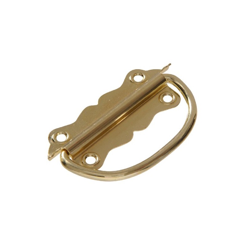 Hardware Essentials Chest Handle 3-1/2" Brass -2 Pack 852409