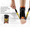 Ankle Brace Breathable Adjustable Compression Ankle Support Wrap for Injury