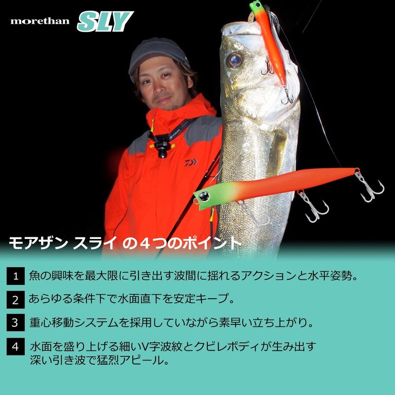 DAIWA Moissanite Sly 110F Burning Gold Sardine
