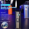 Lighters Slim Soft Flame Lighter Vintage Butane Refillable Retro Traditional