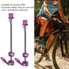 2pcs Bicycle Wheel Skewer, Road Mountain Bicycle Quick Release Skewers