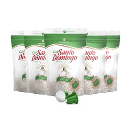 Café Santo Domingo Decaf Capsules - Compatible with Nespresso Original Brewers - Product from the Dominican Republic (50 Count)