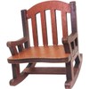 zalati Rocking Chair Hanging Ornaments 1/12 Miniature Handmade Wood Craft