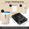 Sourdough Starter Warmer– Precise 1°F Thermostat Control (70–100°F), Auto On/Off,