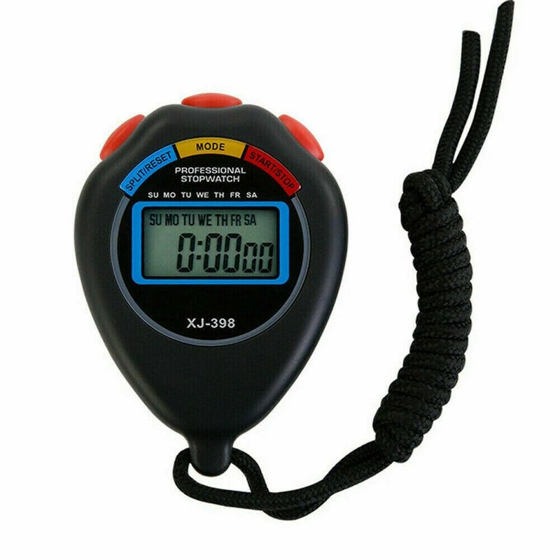Stopwatch Multi- Function Electronic Digital Stopwatch Timer Portable Training Stopwatches