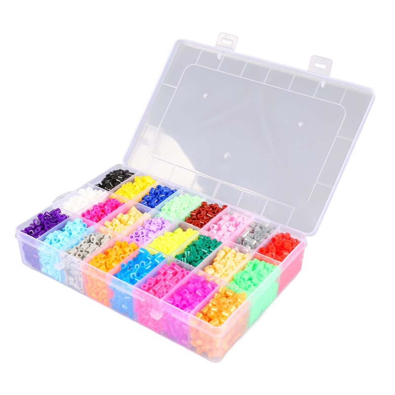 24 Color Fuse Beads Set 5mm Fuse Beading Kit with