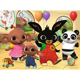 Trefl 18304, Funny with Bing, 30 Elements Colourful Puzzle with Heroes of the TV Series, Creative Entertainment, Game for Children from 3 Years, Multicoloured