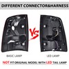 PIT66 Smoke Tail Lights,Compatible with 2009-2018 Dodge Ram 1500/Fit 2010-2018