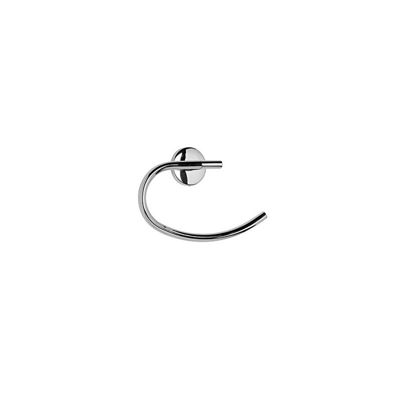 Croydex QM641541 Hampstead Wall Mounted Towel Ring with Zinc Alloy
