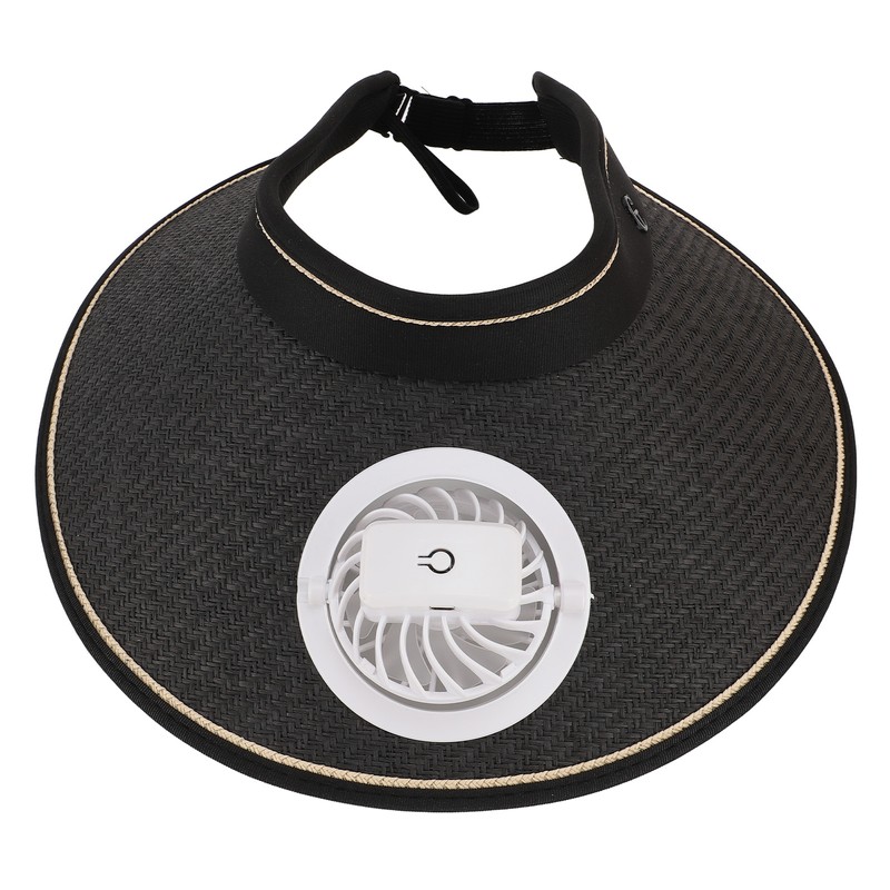 Fan Hat USB Rechargeable 300mah Elastic Band Angle Adjustable Extra