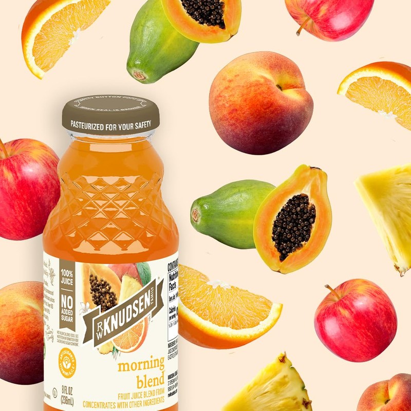 R.W. Knudsen Organic Morning Blend Juice, 8 fl oz (12