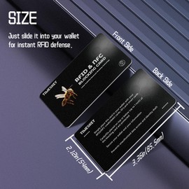 RFID Blocking Cards(8-Pack)–Ultra Thin Credit Card Protector for Wallet,Shields ID/Credit Card/Passport from Skimming–Durable Theft Cards