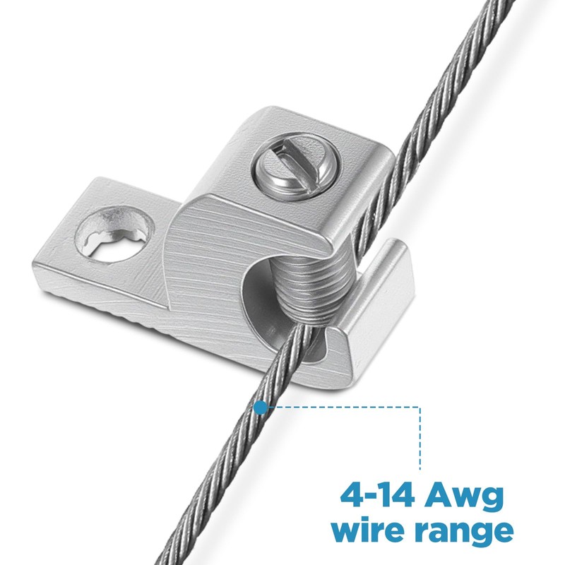 40pcs Aluminum Pool Bonding Lug – Corrosion-Resistant Grounding Connector for