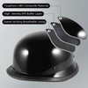 Motorcycle Half Helmets with Face Shield, German Style Motorcycle Helmet