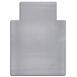Rhino Mats, Rhino Hide Chair Mat (Lip Option), Office Computer Chair Mat for Hardwood, Tile, Laminate, Concrete and Vinyl Floors, Anti-Slip (Gray, 48”x60”-Lip2512)