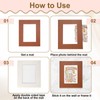 uxcell Picture Mats, 8 x 10 Mat Board Center for