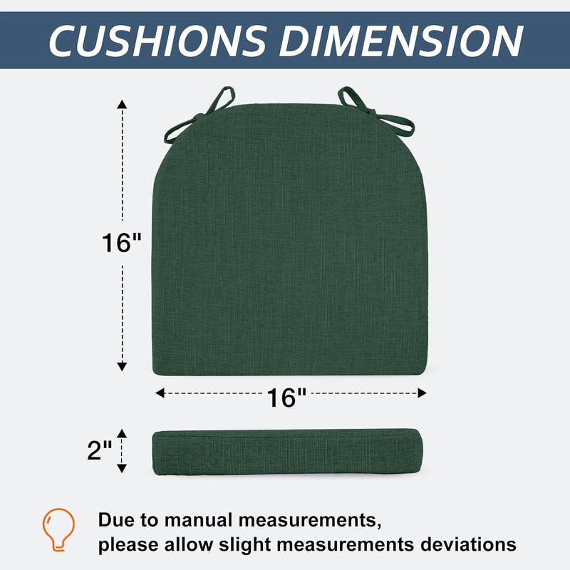 Basic Beyond Chair Cushions for Dining Chairs 4 Pack, Kitchen