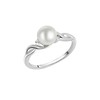 Zeeme Pearls 379270402 Women's Ring 925 Sterling Silver Shiny Pearl