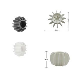 Reusable Magic Laundry Balls, Laundry Balls Tangle Free for Washing Machines, Silicone Steamer Dryer Balls Washer Balls Laundry Balls (6 in White and 6 in gray/12pcs) ﻿