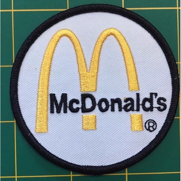 McDonald's patch golden arches patch mcdonalds patch iron on 3"