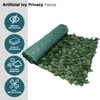 ECOOPTS 39"x136" Artificial Ivy Leaf Fence Screen with Mesh Back,