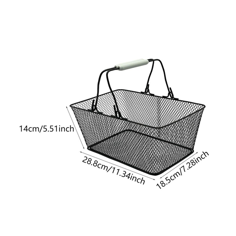 Oshhni Shopping Basket Multifunctional Simple Portable with Handles for Stores