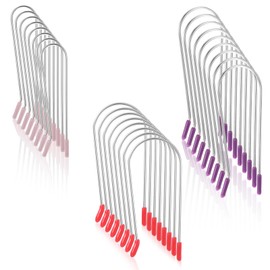 Nogeqi 24 Pcs Hot Roller Clips,Hot Curler Clips Replacement Kit for Heated Rollers,Fits All Sized Rollers Curlers(¾", 1", 1¼")