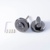 Thubmturn Lock and Release Handle - Beveled Edge - Concealed
