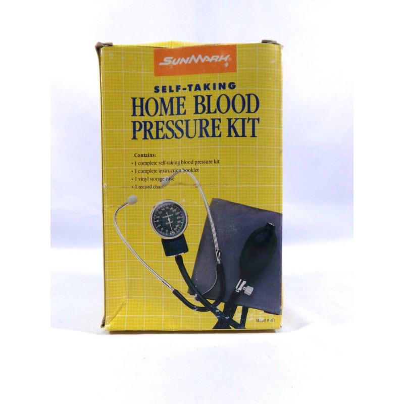 SUNMARK HOME SELF TAKING BLOOD PRESSURE KIT - NEW