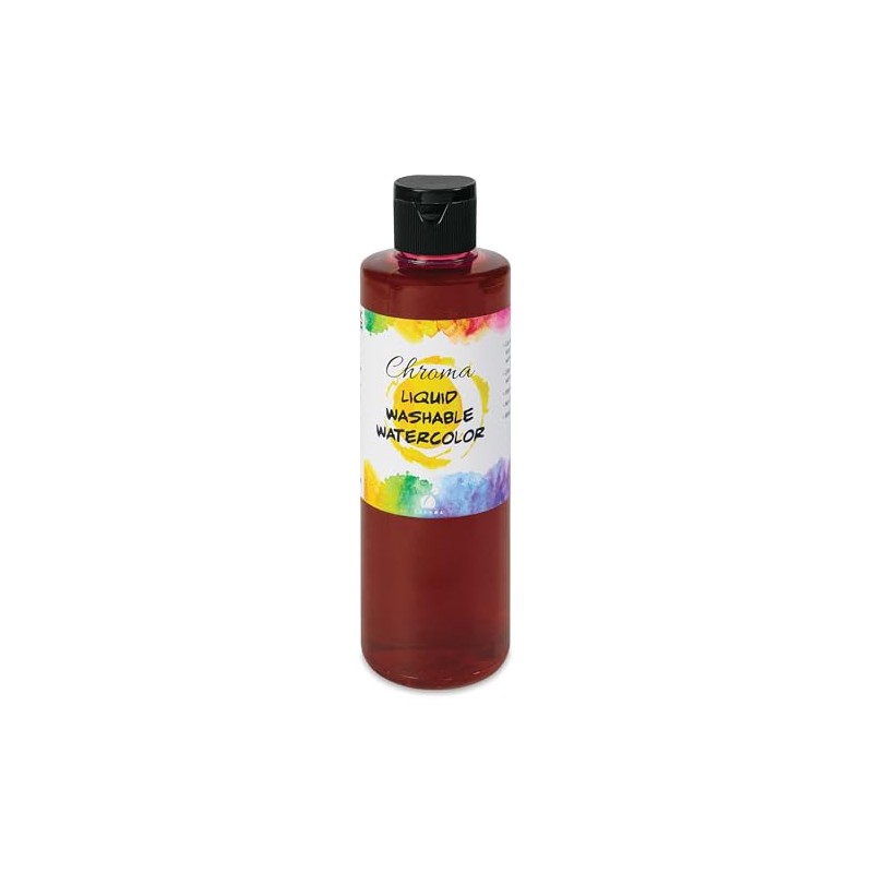 Chroma Liquid Washable Watercolor Paint - Orange, 8.4 oz, Bottle